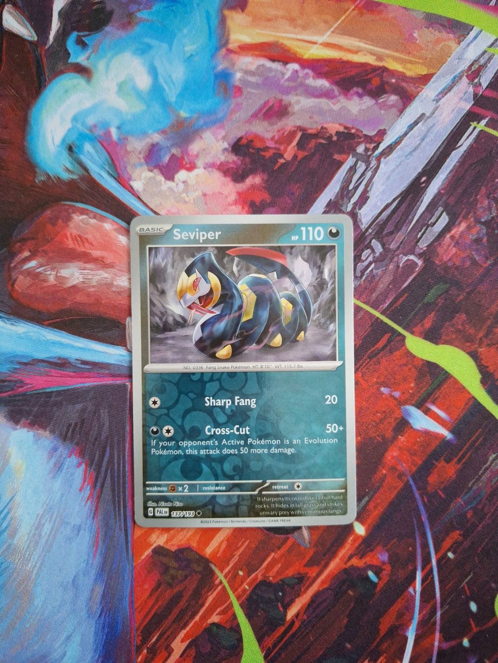 Pokémon Carte collezionabili: Seviper - Reverse Holo - Pokemon Paldea Evolved – Usato da Altstätten SG venduto da GGsGameshop