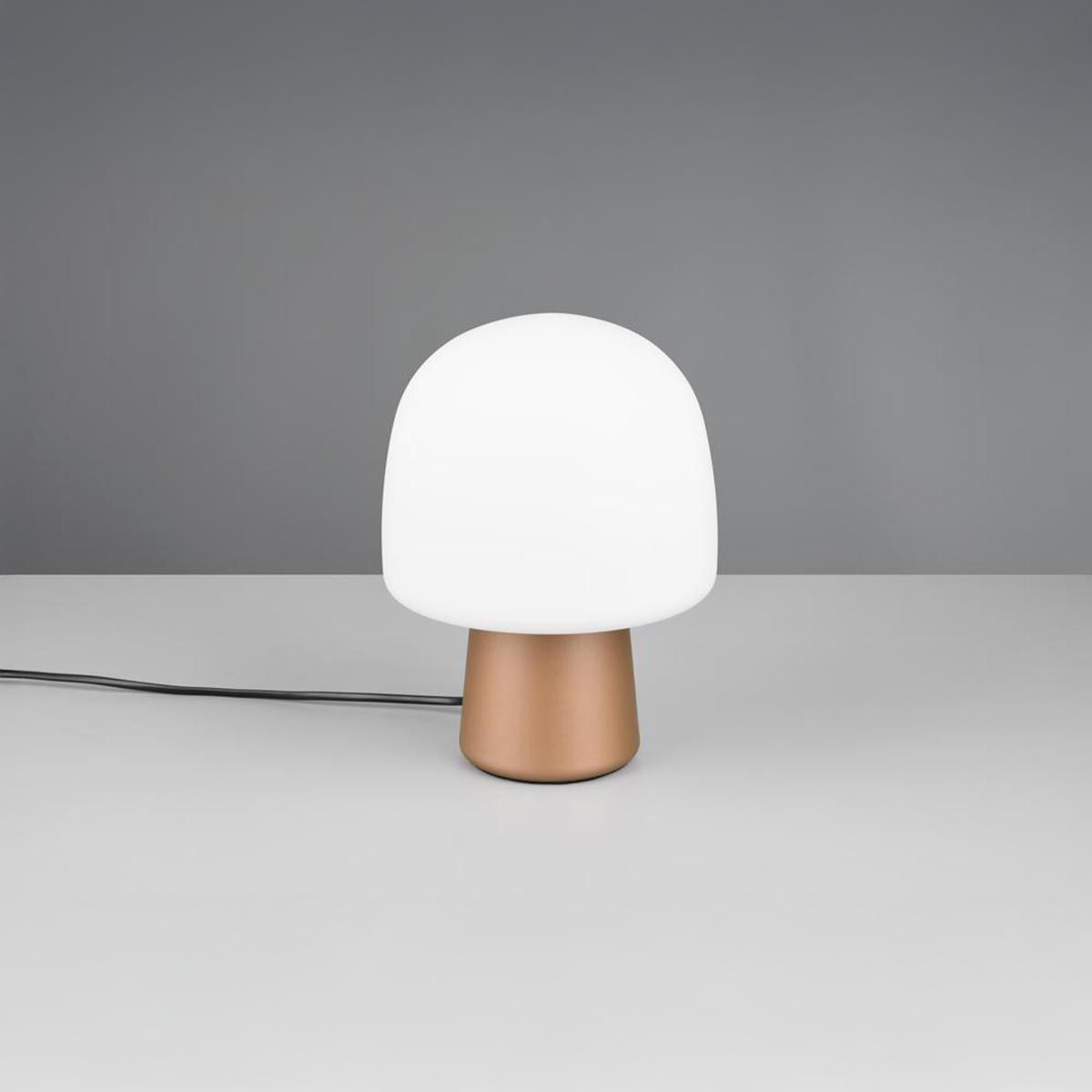 Lampade: Tischleuchte, Glas, Braun, 27 cm Höhe – Nuovo (secondo la descrizione) da Kreuzlingen venduto da Smart-Light 4