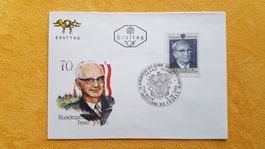 FDC - 70. Geburtstag Franz Jonas - Österreich 1969