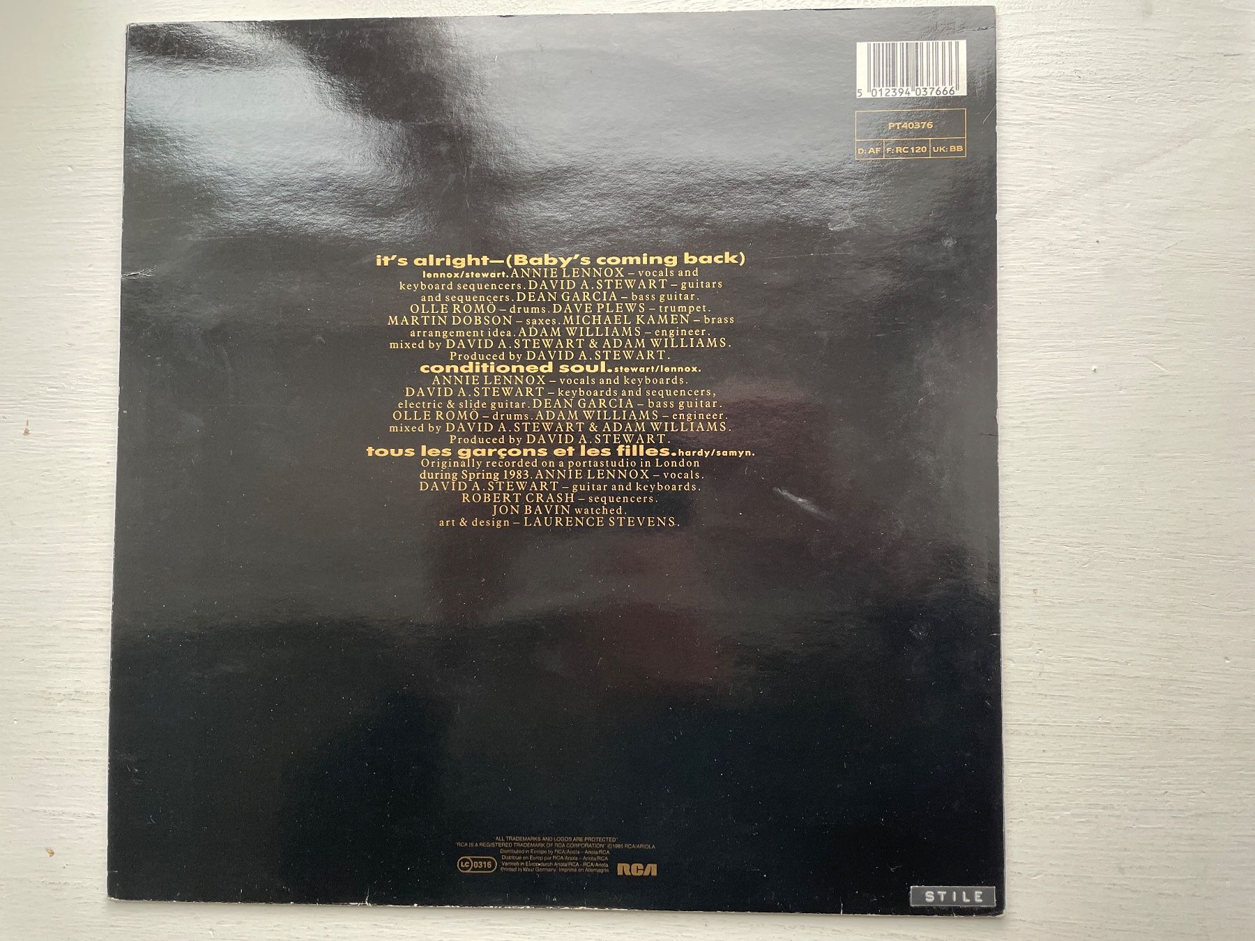 Dischi in vinile: Eurythmics - It's Alright - 12" Maxi, 1985 – Usato da Zürich venduto da Andy_t71 1