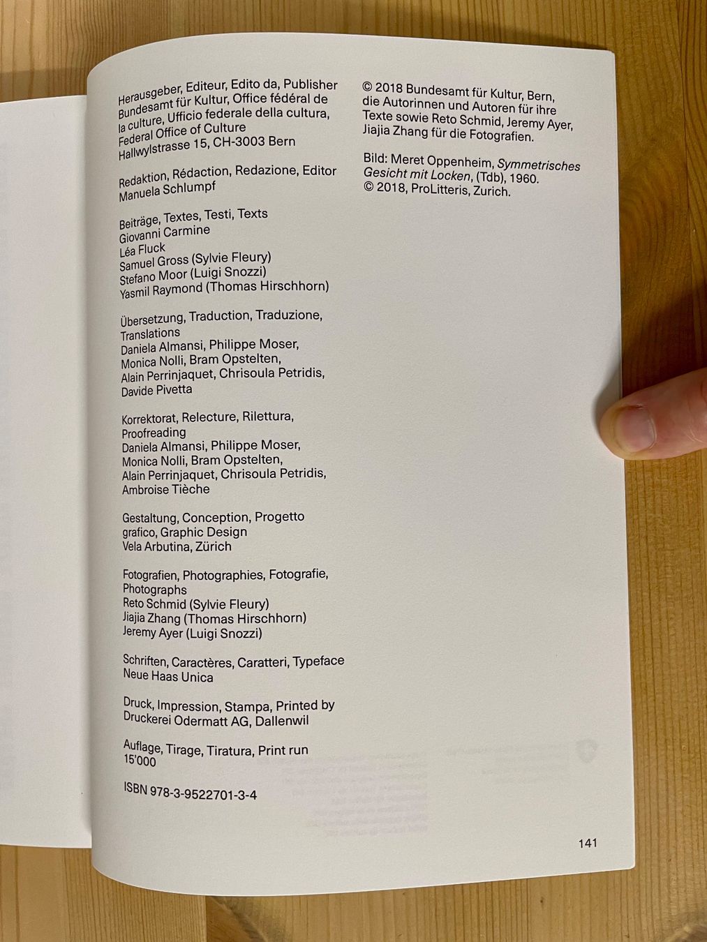 Libri: Prix Meret Oppenheim 2018 – Usato da Luzern venduto da mainwerk 2