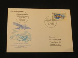 25 Jahre Pro Aero, 13.VII. 1963 Bern-Locarno, 25