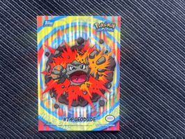 Pokemon Geodude Topps Series 2 1999 Vintage Mint