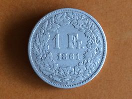 1 franc  1861 Rare et Jolie