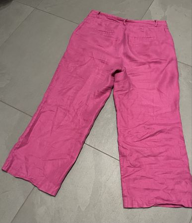 Pantaloni in Lino rosa taglia 42 usati