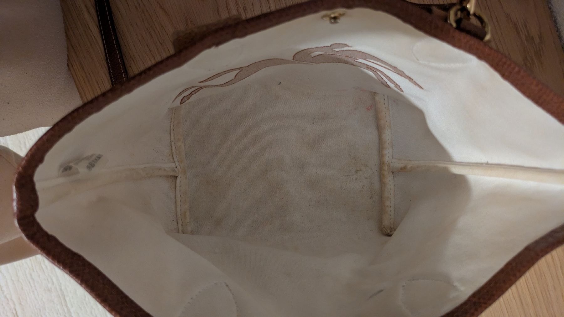 Longchamp Taschen für Damen: Sac cabas Longchamp beige marron – Gebraucht aus Morens FR von Lolita1802 5