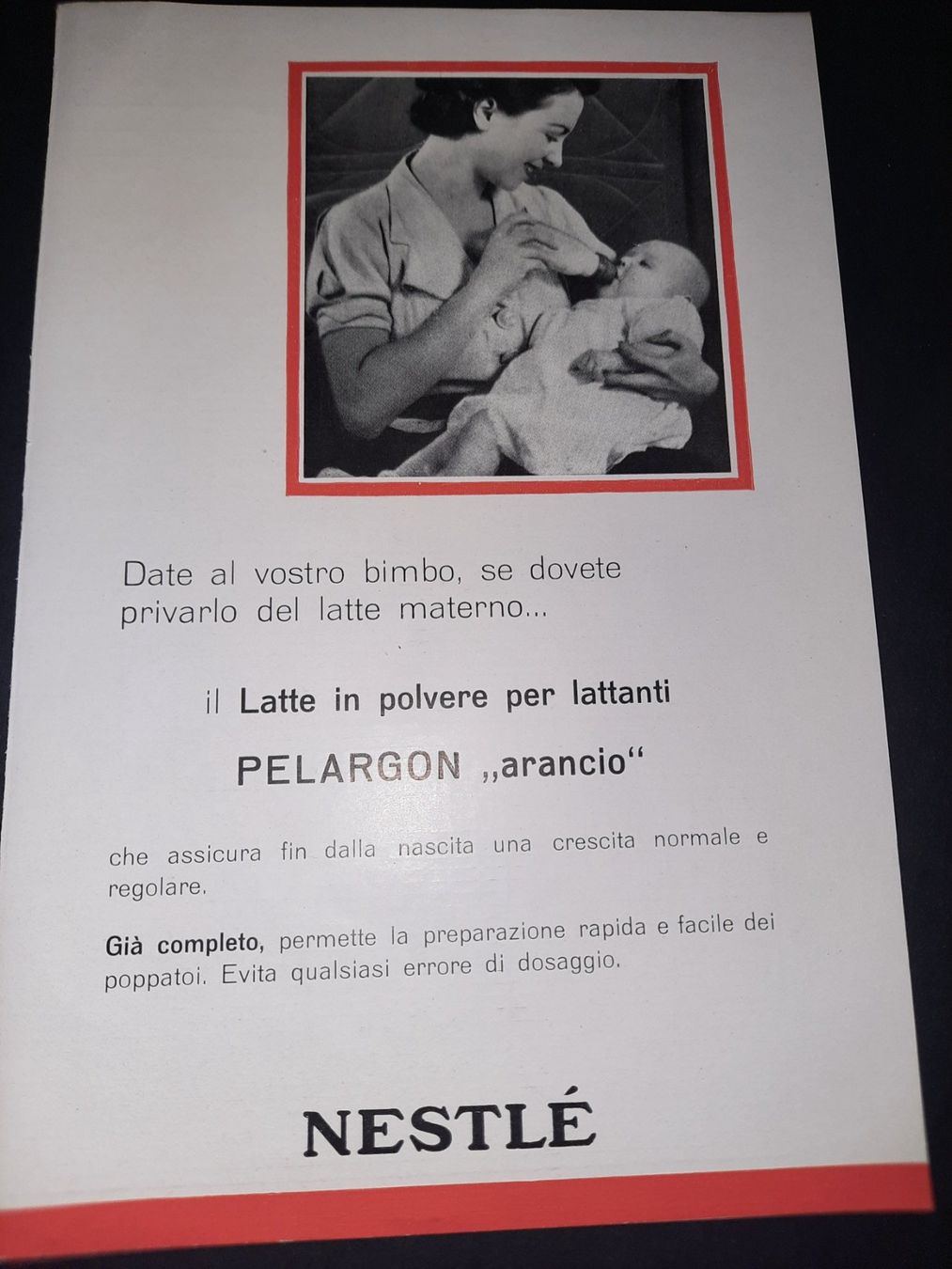 Libri: Opuscolo Nestlè anni 50 per i neogenitori – Usato da Biasca venduto da Old_6blh 6