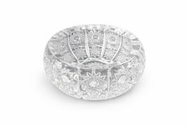 Magnifique vide-poche en cristal taillé