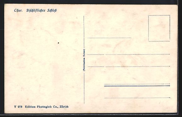 Cartoline postali: AK Chur, Blick auf den Hof – Usato da Berlin venduto da bartko-reher 1