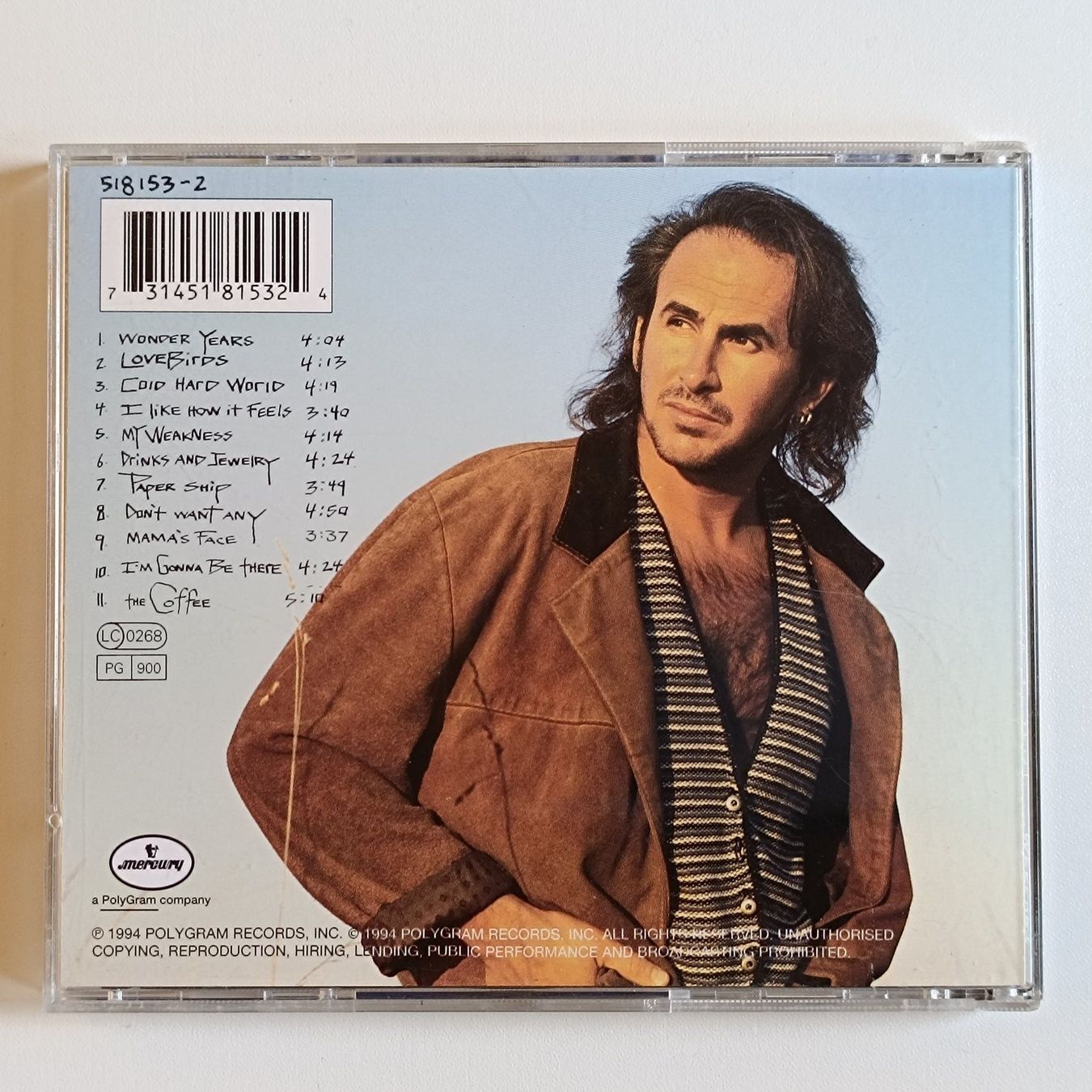CDs: Billy Falcon - Letters From A Paper Ship F24 – Gebraucht aus Sessa von fraenklishop 1