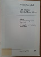 Pachelbel - Gott ist unser Zuversicht, Motette, Noten!