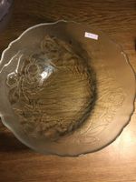 Dekorative Glasschale mit Rosenmuster - Vintage Stil!Du