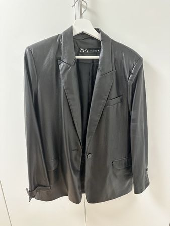 Blazer en cuir