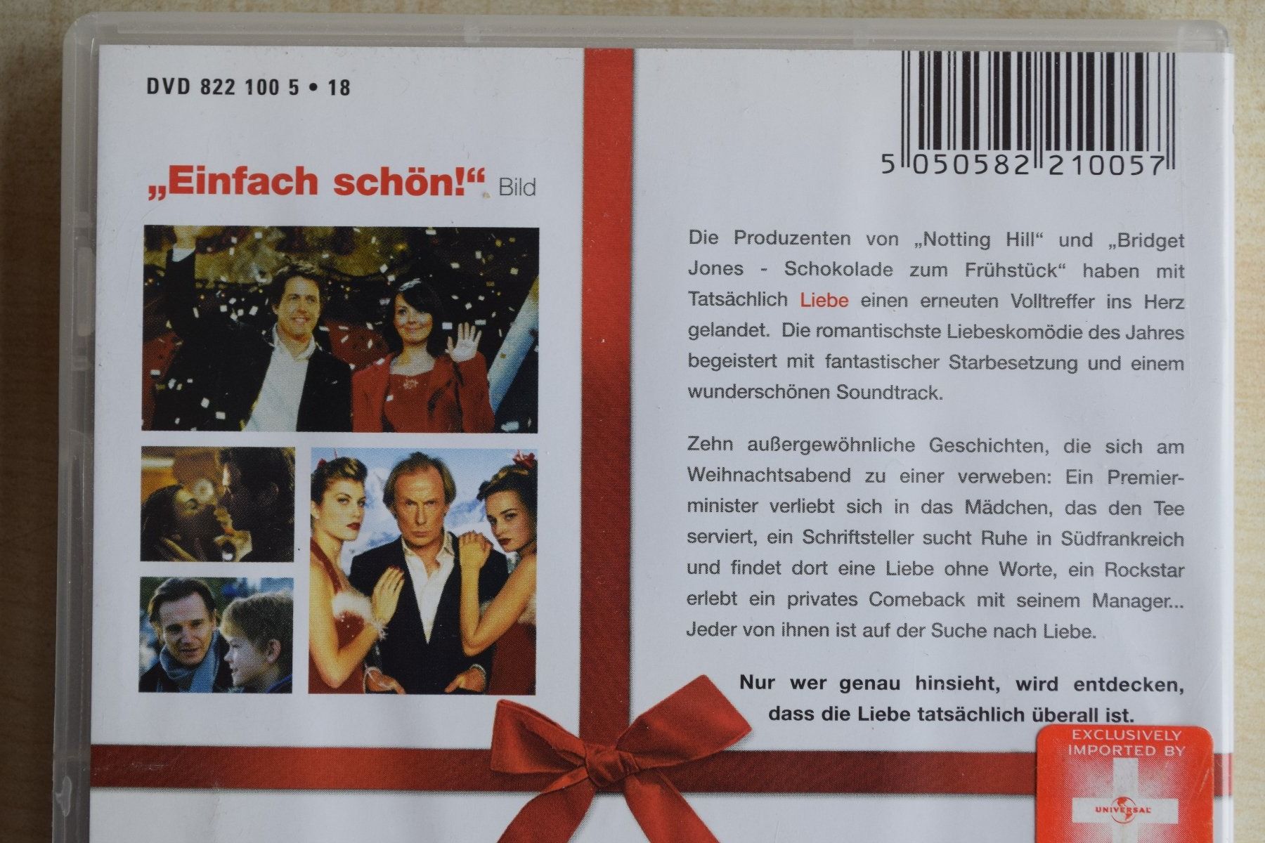 Tutti i DVDs: Tatsächlich...Liebe DVD (240) – Usato da Reutigen venduto da DONDON55 2