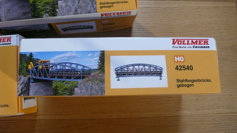 Vollmer 42540 - Stahlbogenbrücke in H0 (1:87) - NEU/OVP | Kaufen auf ...