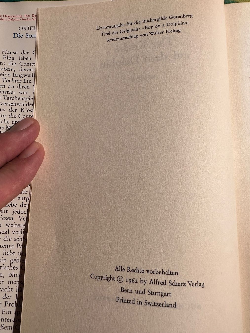 Libri: David Divine - Der Knabe auf dem Delphin – Usato da Erstfeld venduto da Mario_boe0 1