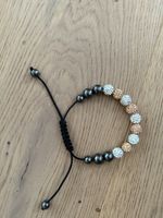 Glitzer Armband mit Kugeln - Herbst Accessoire