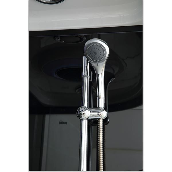 Docce: 7744 - LED Duschkabine BLACK ROCK 120x80 Dusche rechts – Nuovo e nell'imballaggio originale da Wallenwil venduto da toesstal-vertrieb 7