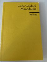 Buch Reclam „Mirandolina“ von Carlo Goldoni