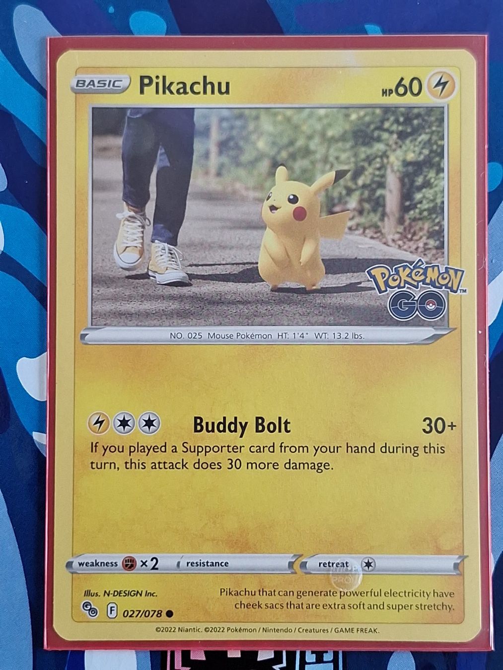 Pokémon Sammelbilder & Trading cards: Pikachu - Pokemon GO  #Ord19 – Gebraucht aus Altstätten SG von GGsGameshop