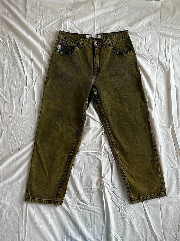 Polar Skate Co. Jeans: Polar 93! Yellow/black jeans – Usato da Lugano venduto da Ru_Le 4