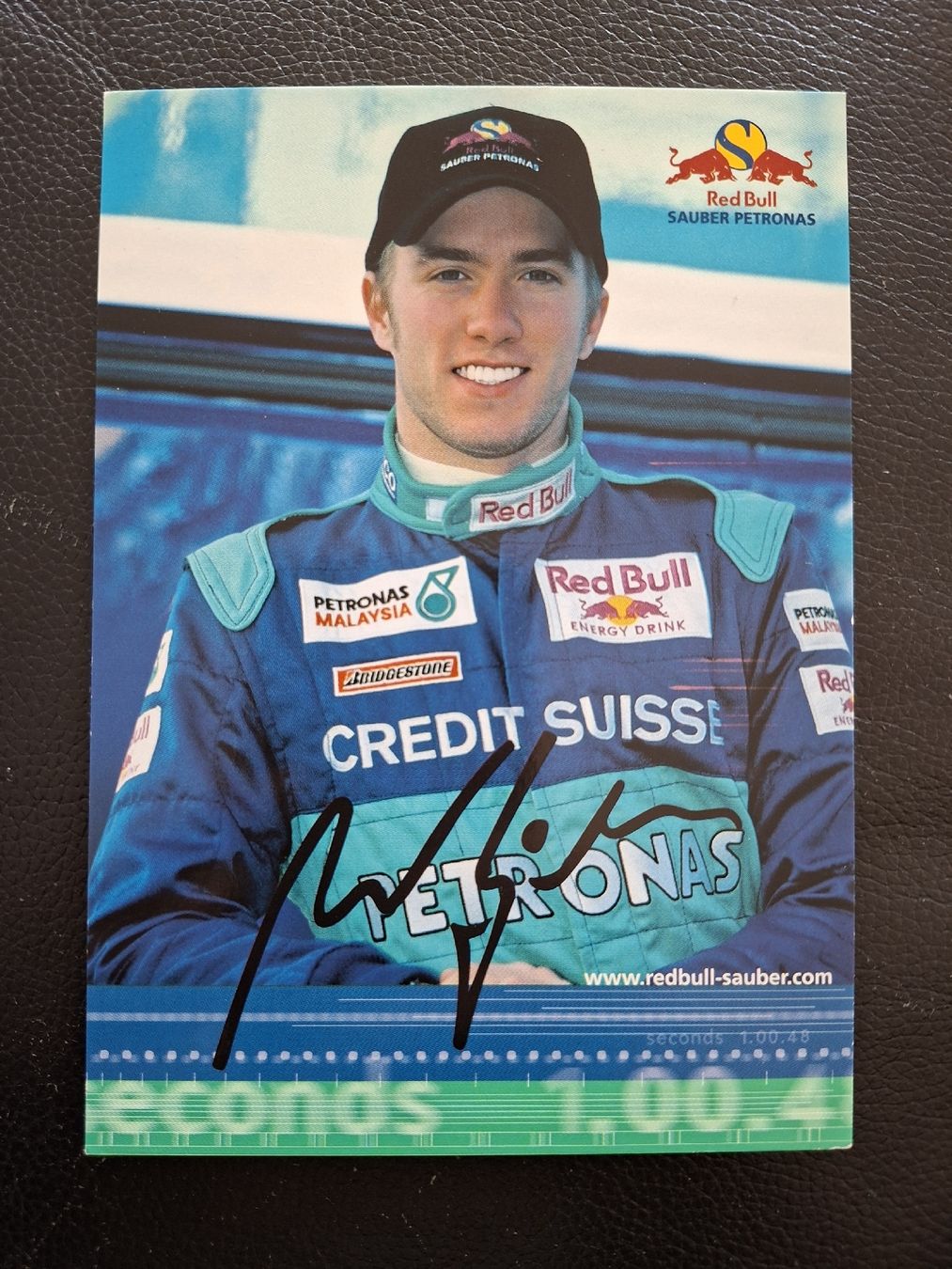 Autografi: Nick Heidfeld Autogrammkarte Team Sauber – Usato da Thun venduto da wuschu