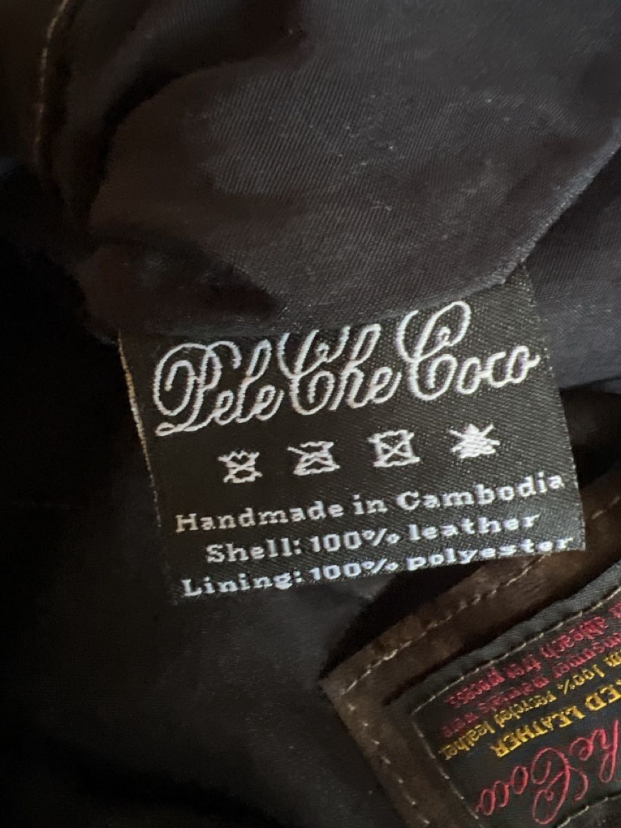 Borse da donna: Pele Che Coco Clutch, braunes Leder – Usato da Linden venduto da Annelie12 5