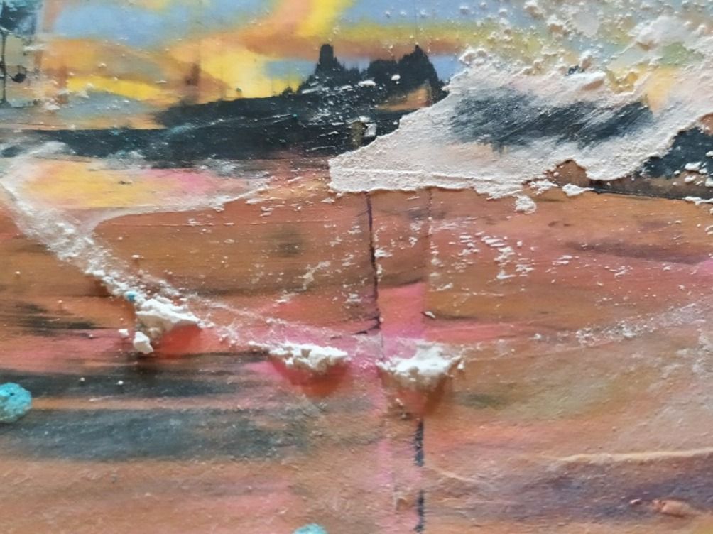 Dipinti: ART BRUT:  | " GALACTIC A" | Outsiderart – Nuovo (secondo la descrizione) da Aarau venduto da Unikumlis_ArtBrut 4
