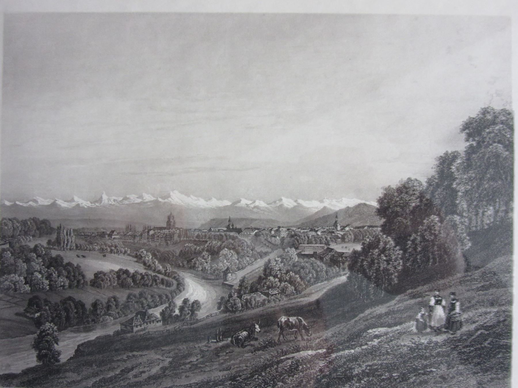 Incisioni: BERN MIT NEUWERTIGEM RAHMEN – Usato da Gersau venduto da kunst-online 2