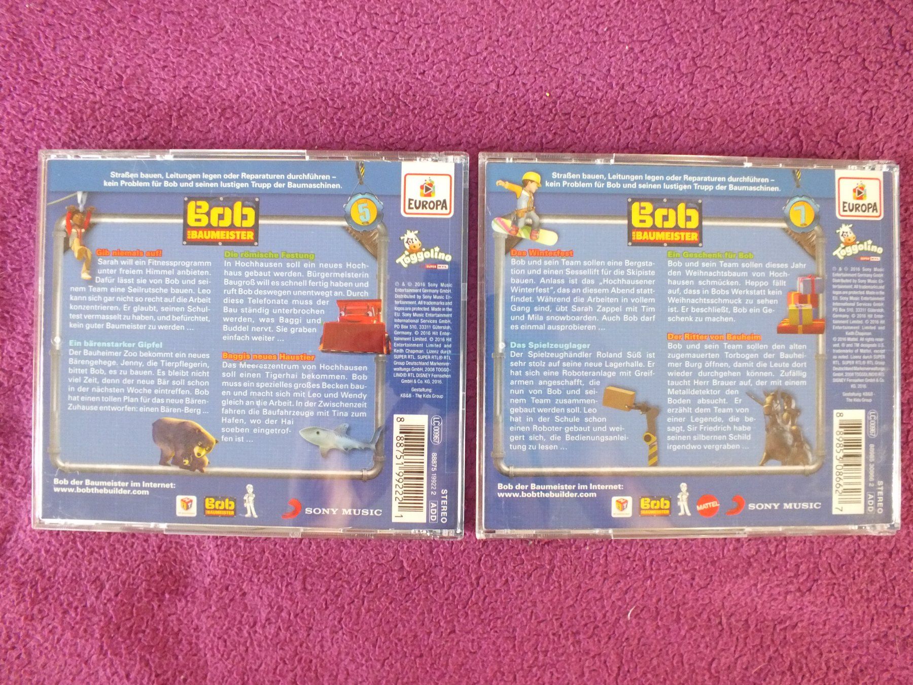 CD: 6 - Bob der Baumeister - Hörspiel - CD´s – Usato da Müllheim Dorf venduto da Seeeule01 6