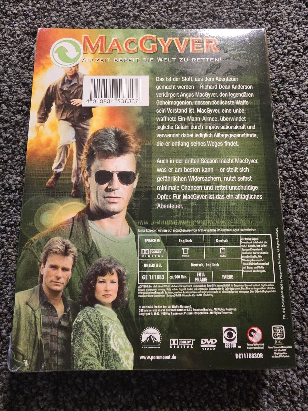 Alle DVDs: MacGyver Staffel 3 Neuverpackt – Neu und originalverpackt aus Ruswil von jan_bxl5 1