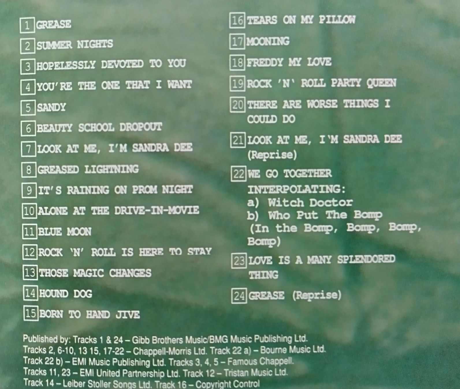CD: Grease / Soundtrack CD ab Fr. 4.- – Usato da Bellach venduto da JingleJerry 2