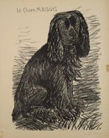 Max von Mühlenen (1903-1971) - Le Chien MAQUIS - Lithografie