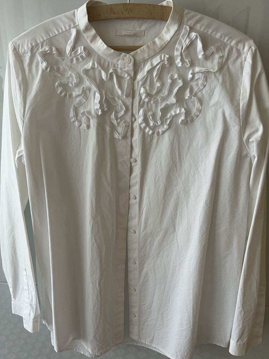 Cos Camicette: Schöne weisse Bluse von COS, Gr. L – Usato da Embrach venduto da whywhy8