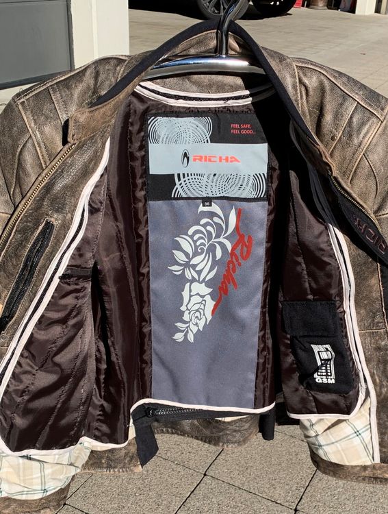 Held Sabira Damen Lederjacke – Leichte Motorradjacke In Braun Oder Schwarz