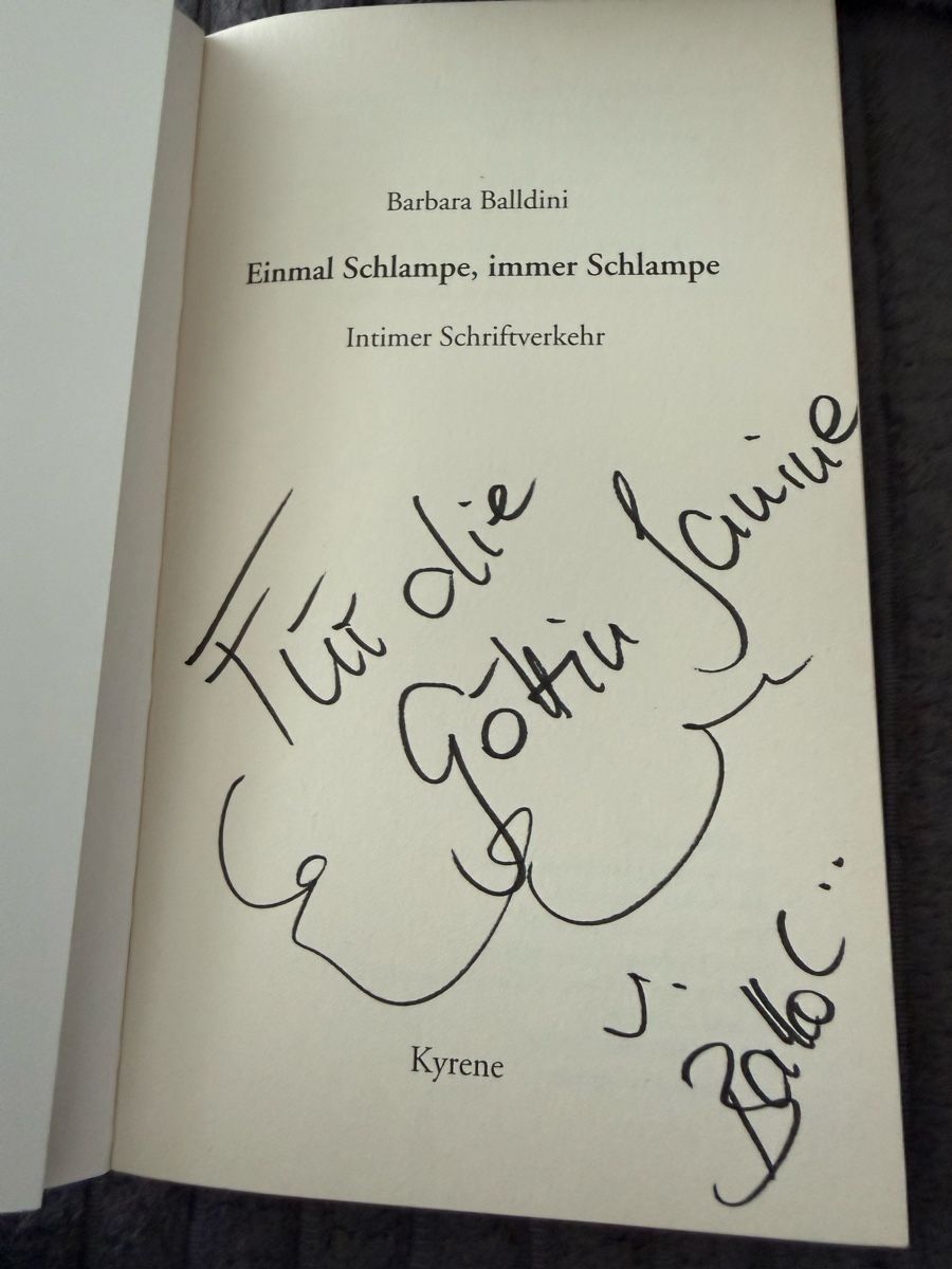 Libri: BARBARA BALLDINI Einmal Schlampe, immer Schlampe – Nuovo (secondo la descrizione) da Pfeffikon LU venduto da pepino17 2