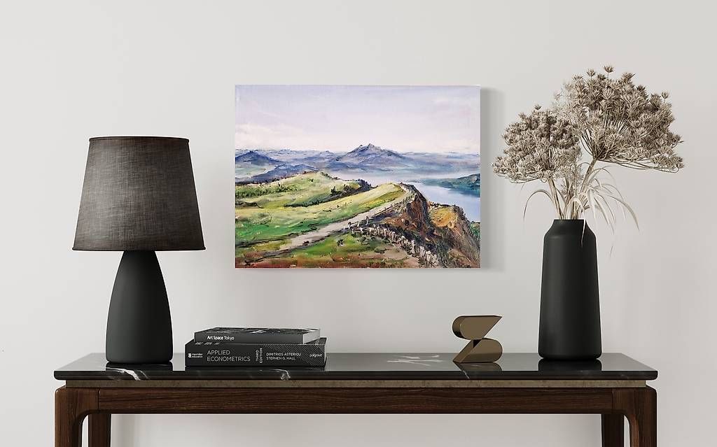 Dipinti: Original Ölgemälde "Blick von der Rigi" (40x30 cm) – Usato da Udligenswil venduto da matzbus 3