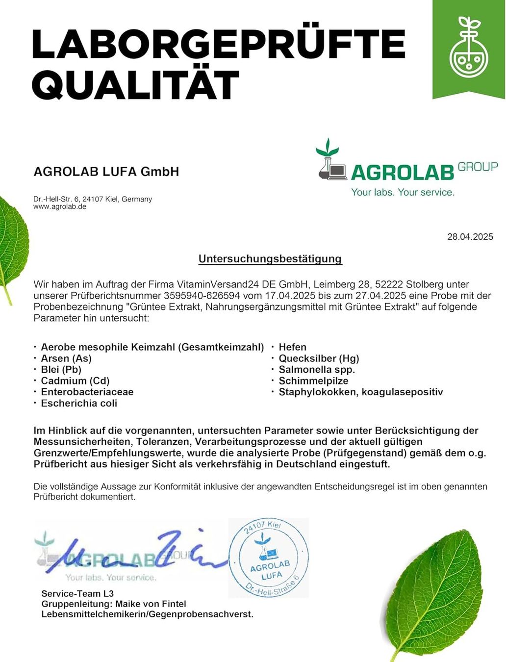 Cibi & Specialità: Grüntee Extrakt 2000mg EGCG 300 Tabletten – Nuovo e nell'imballaggio originale da Suhr venduto da SchnapperCH 6
