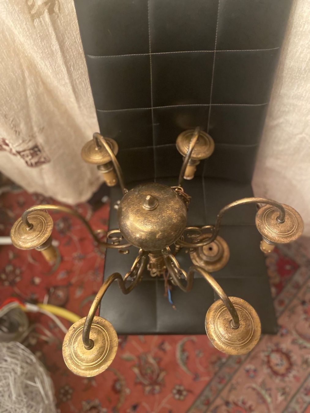Lampadari & plafoniere: Antiker 6 armige Deckenlampe – Usato da Schlieren venduto da Norauro 5