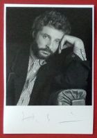 André Heller Autogramm signiert Fotopostkarte 10x15