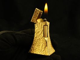 Neuwertiges Dunhill Feuerzeug 1970 Tischfeuerzeug Garantie