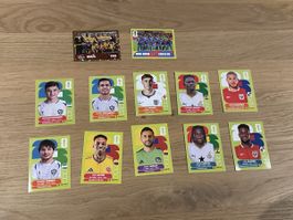 Panini Sticker: WM 2026 – 12 Sticker, keiner Doppelt