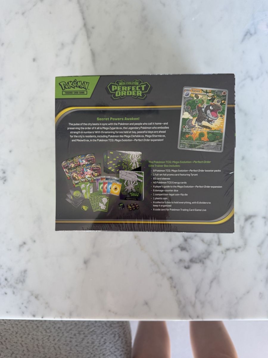 Pokémon Carte collezionabili: Pokémon Perfect Order ETB – Nuovo e nell'imballaggio originale da Cademario venduto da Yleeyle 1