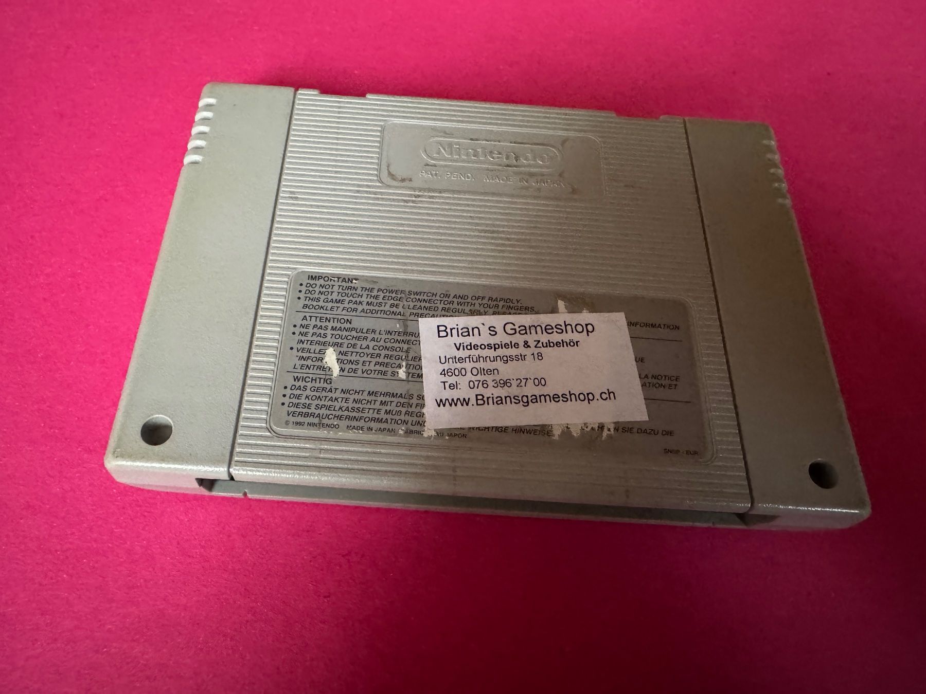 Nintendo Jeux: VORTEX SPIEL FÜR SUPERNINTENDO – D'occasion à Hägendorf par Briansgameshop 1
