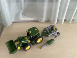 John Deere Traktor mit Schraubenzieher guter Zustand