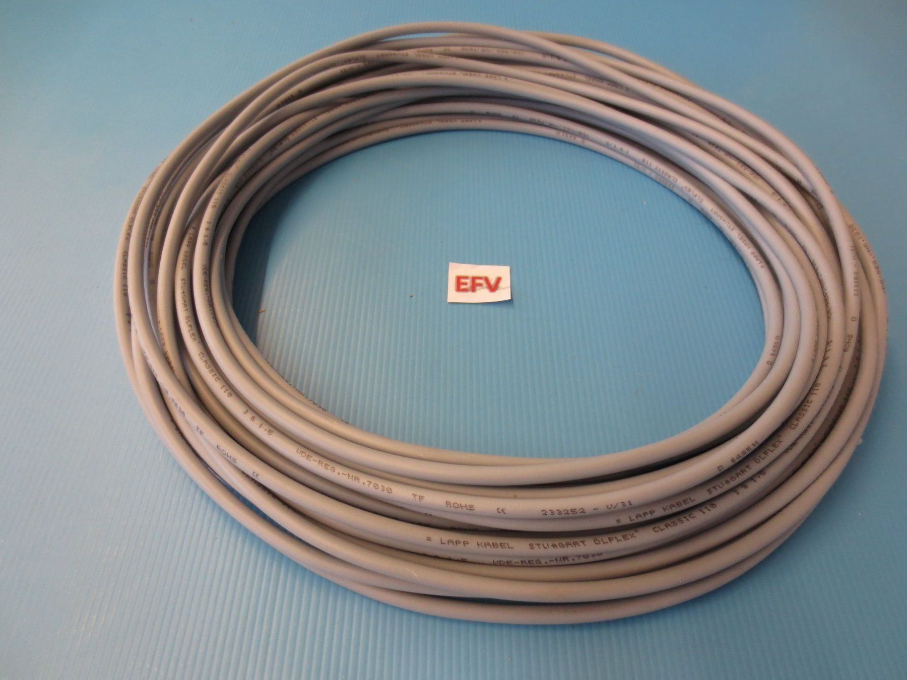 Kabel: 15m Neues PVC Kabel 3x1,5mm2 Flex – Gebraucht aus Sulz LU von Elektrofachverkauf