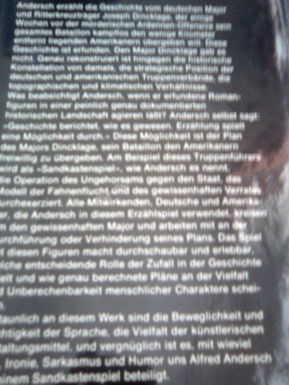 Bücher: Alfred Andersch Winterspelt – Gebraucht aus Basel von Alacant 2