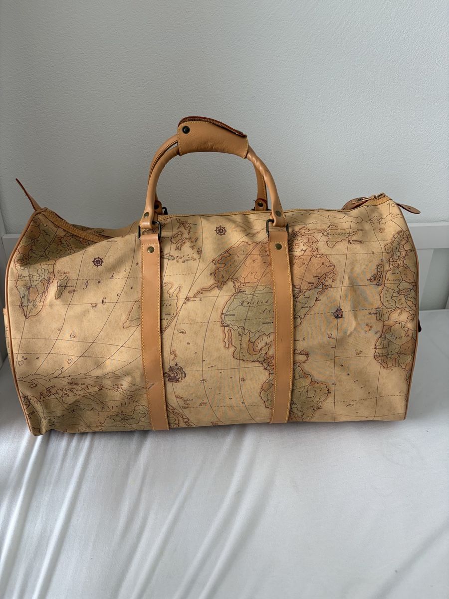 Taschen: Reisetasche Weltkartenmotiv – Gebraucht aus Lachen SZ von isa_zq6c 2