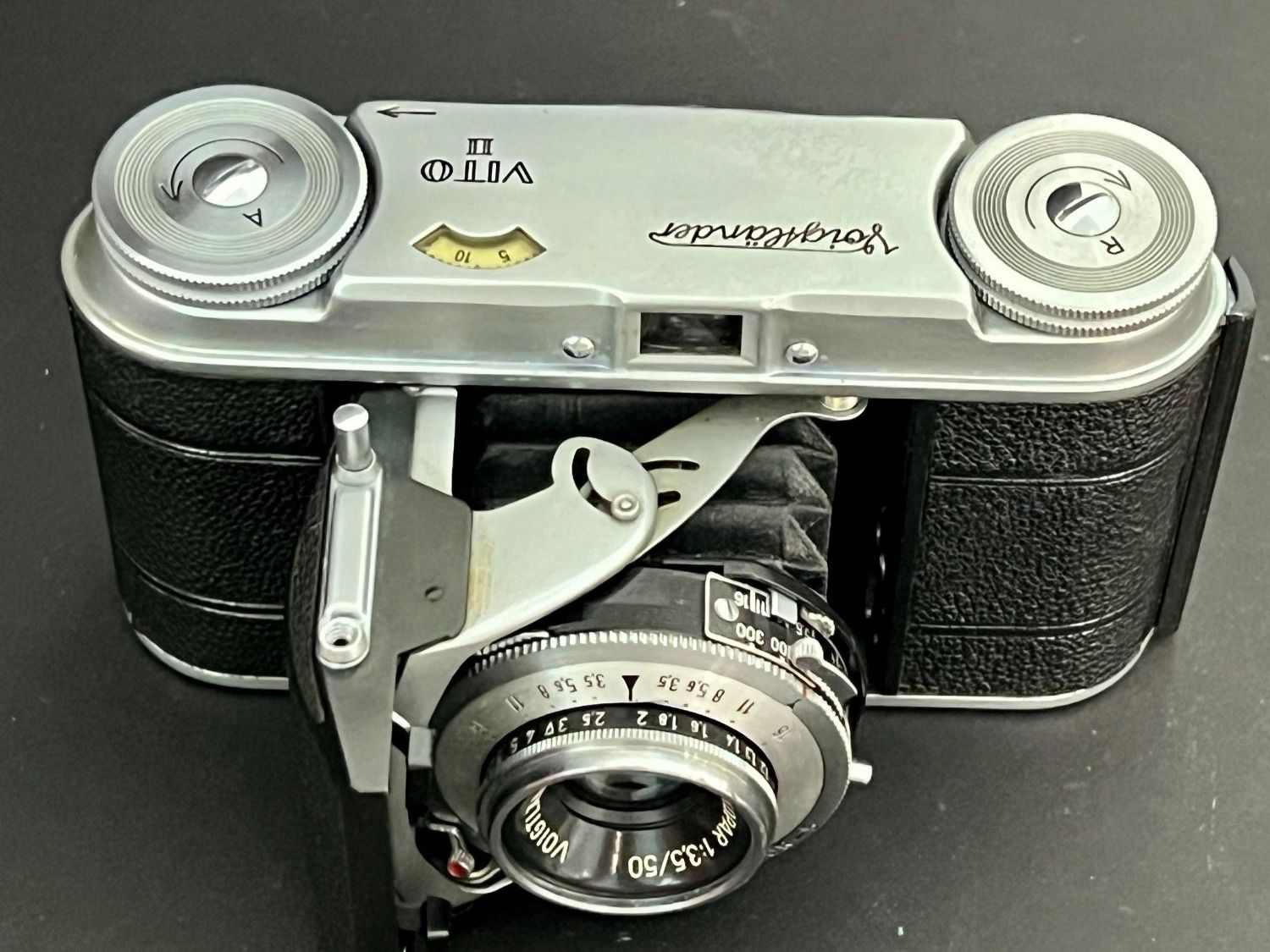 Appareil Photo Vintage Voigtländer Vitoret D – Avec étui Cuir, état Fonctionnement