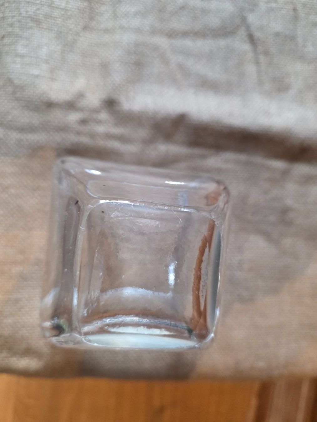Vasen & Gefässe: schwere Design Gefäss Glas Vase 16cm – Gebraucht aus Walterswil BE von Lonitti 4